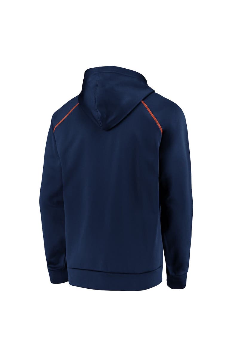 FANATICS Men's Fanatics Branded Charcoal/Navy Detroit Tigers Game Day Ready Raglan Pullover Hoodie, Alternate, color, 