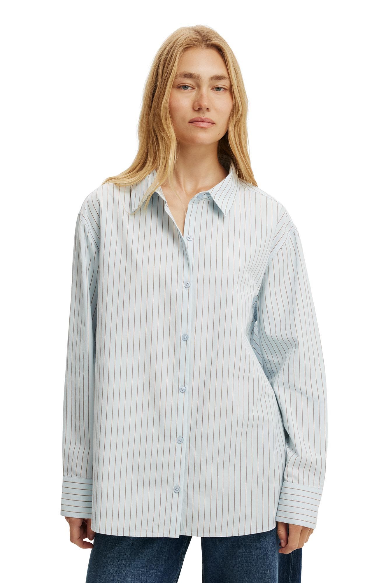 selected Skyway Blue Pinstripe