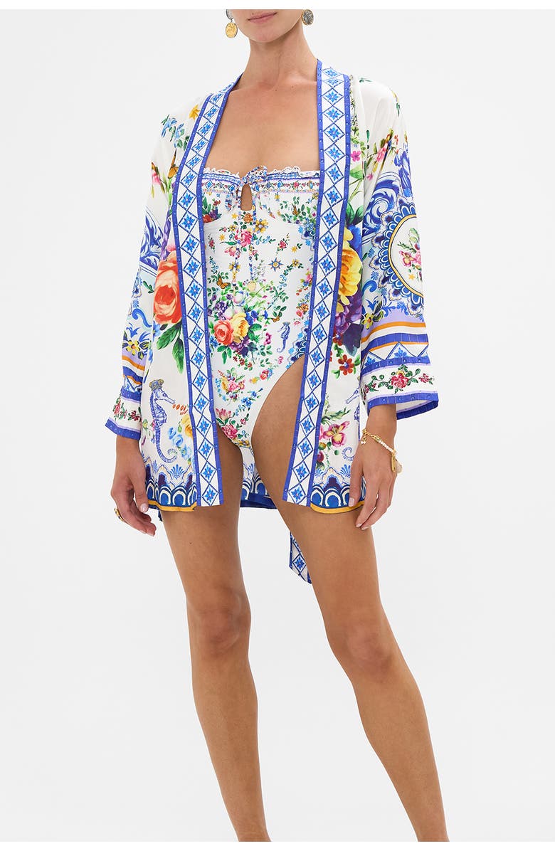 Camilla Short Batwing Layer Tiles Darls, Alternate, color, Tiles Darls