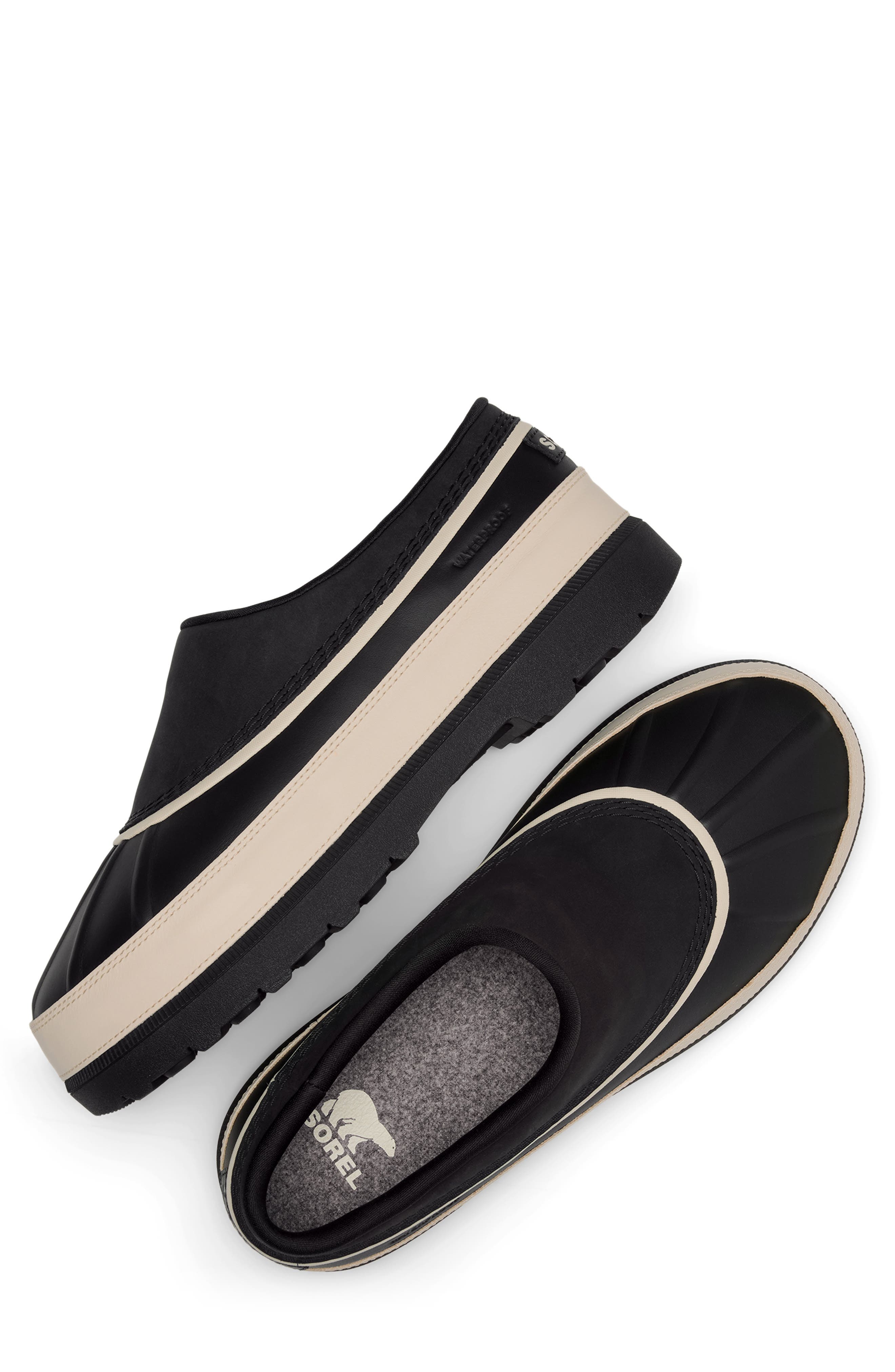 Ambler Waterproof Slip-On, Alternate, color, BLACK/ DARK STONE