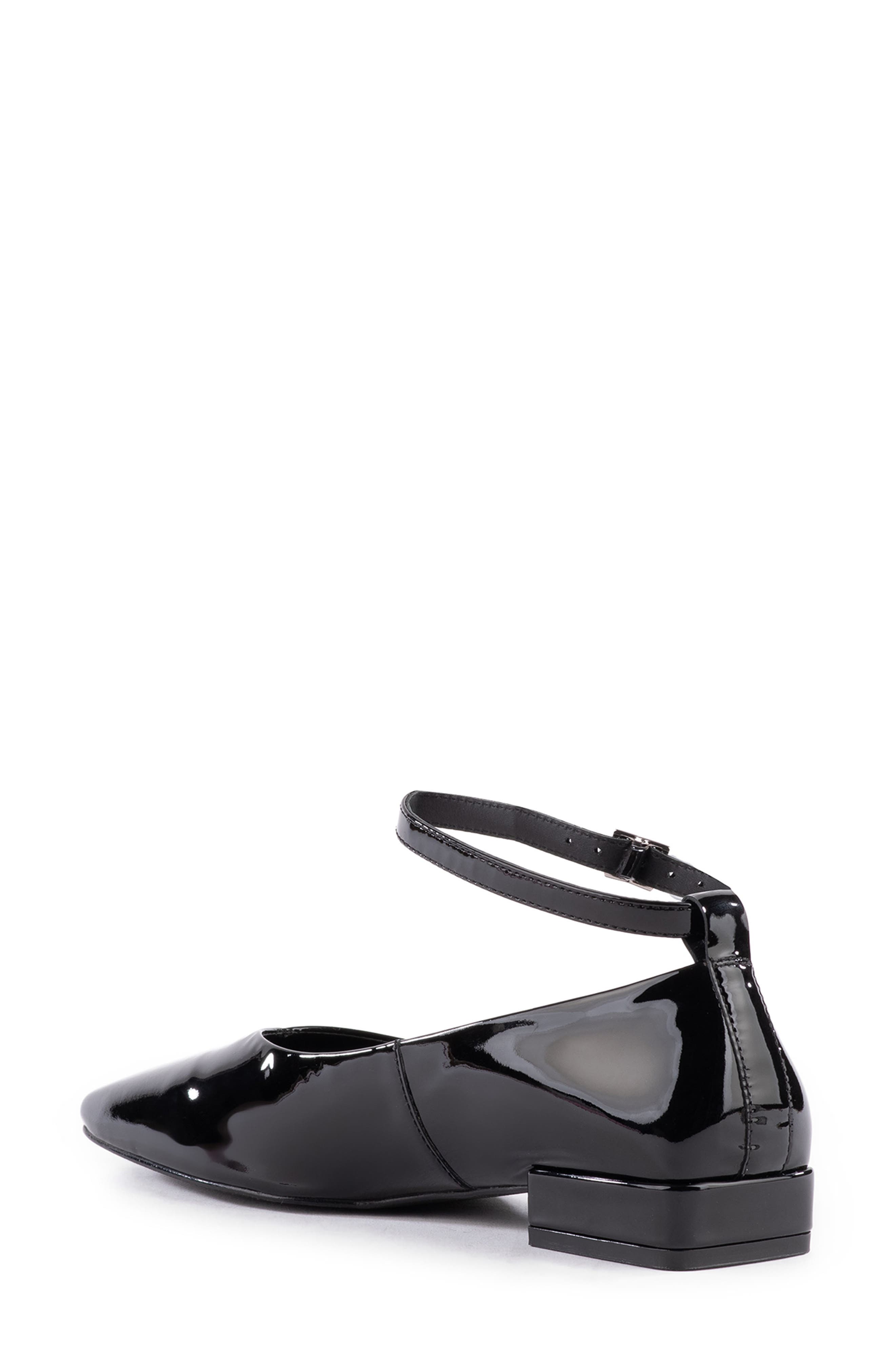 Seychelles Pumpkin Ankle Strap Square Toe Pump, Alternate, color, Black