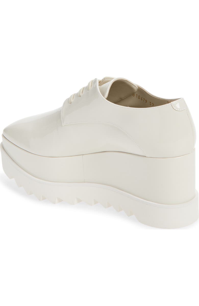Stella McCartney Sneakelyse Platform Sneaker, Alternate, color, Ivory