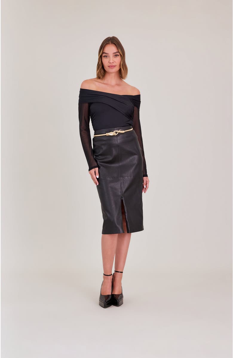 Anne Fontaine Davis T-Shirt, Alternate, color, Black