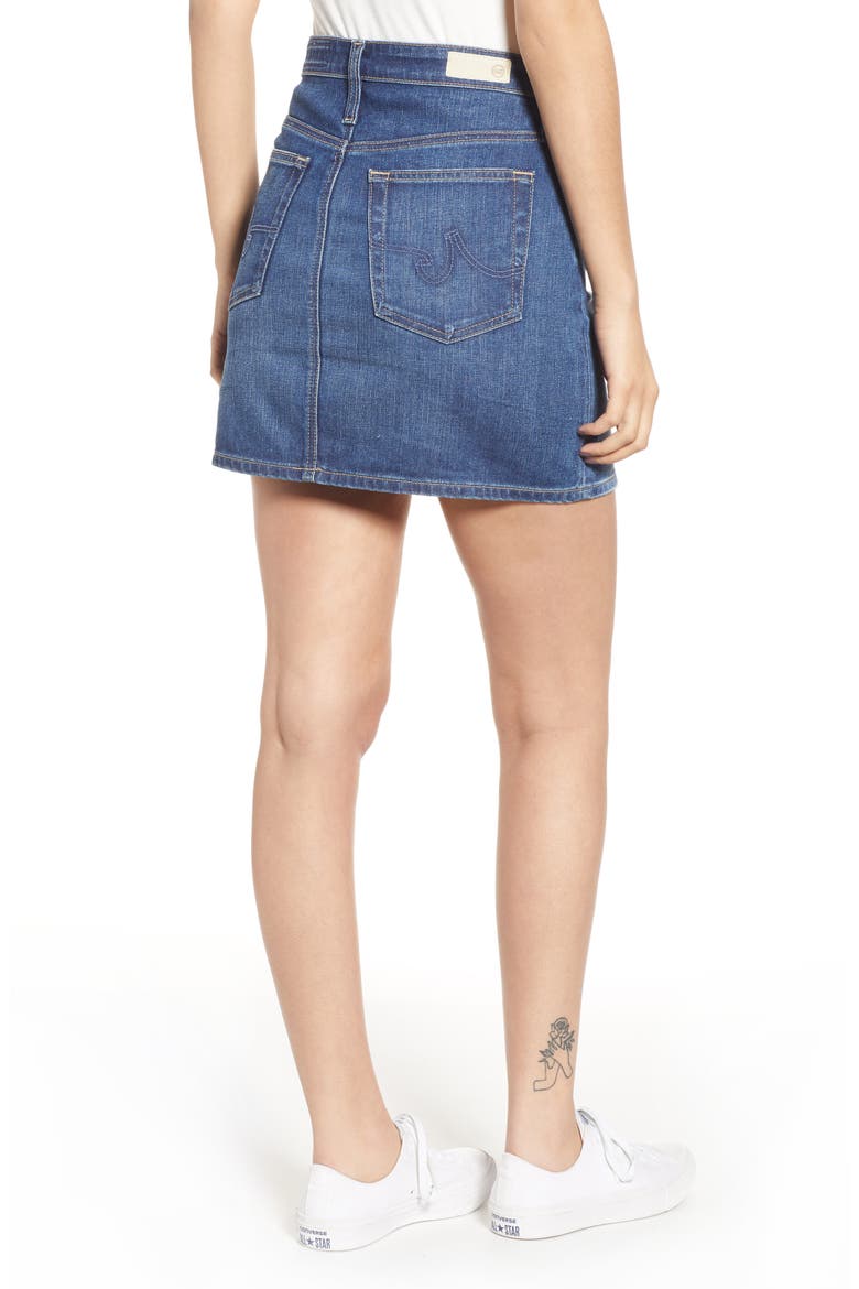 Vera Denim Skirt, Alternate, color, 11 YEARS FORTIT