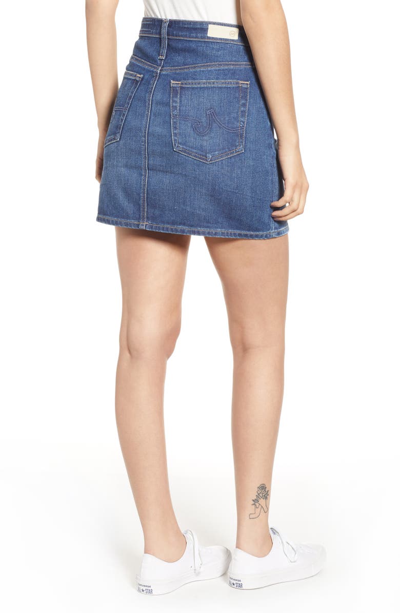 AG Vera Denim Skirt, Alternate, color,