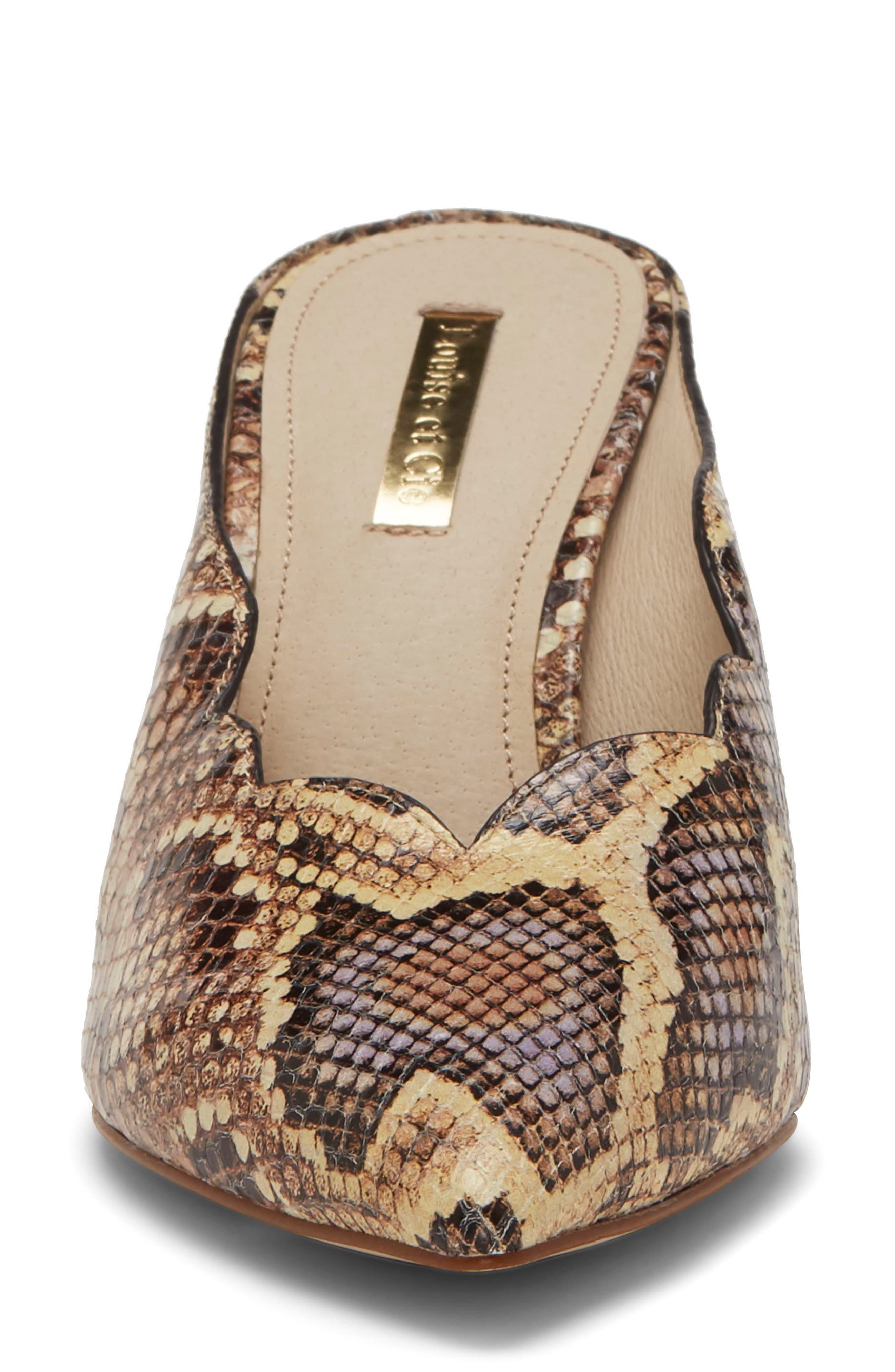 Kirina Scalloped Mule, Alternate, color, BEIGE MULTI