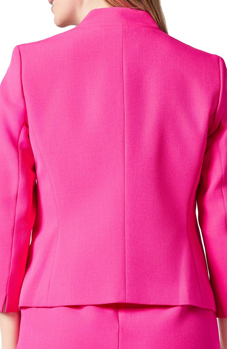 KASPER Open Cardigan-Style Blazer, Alternate, color, Pink Perfection