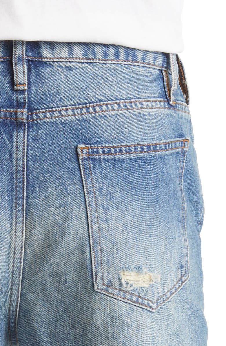 FRAME The Boxy Ripped Jeans, Alternate, color, Clayton Rips