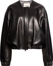 Khaite Cordan Lambskin Leather Jacket