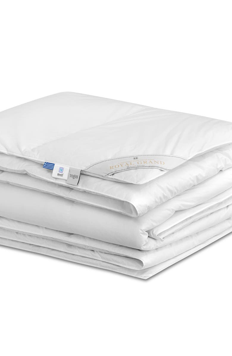 Togas Royal Grand goose down comforter, Alternate, color, White