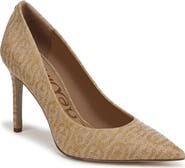 Sam Edelman Hazel Raffia Pointed Toe Pump