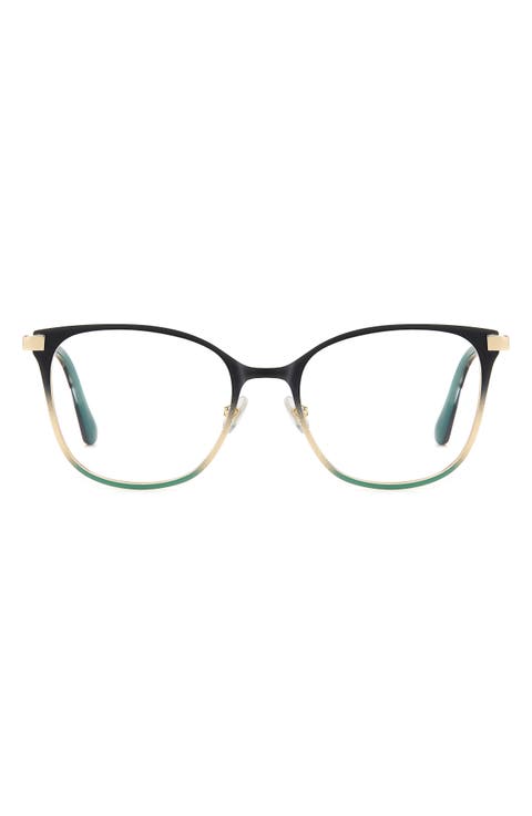 terriann 51mm square optical glasses
