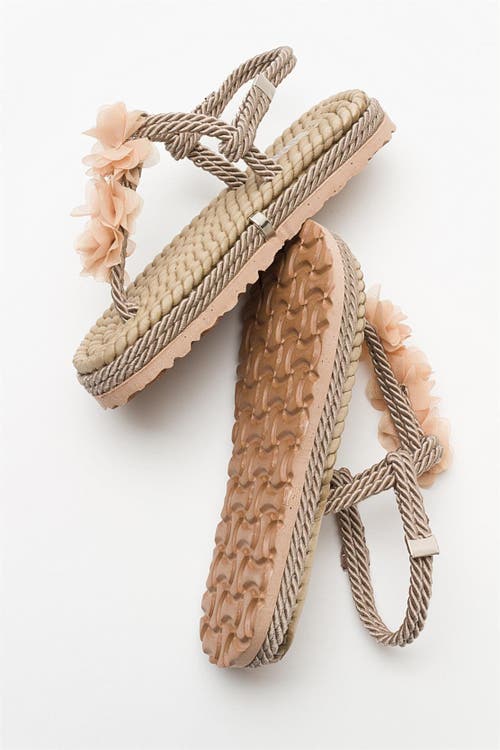 Prologue Shoes Santra Lace-up Thong Sandals