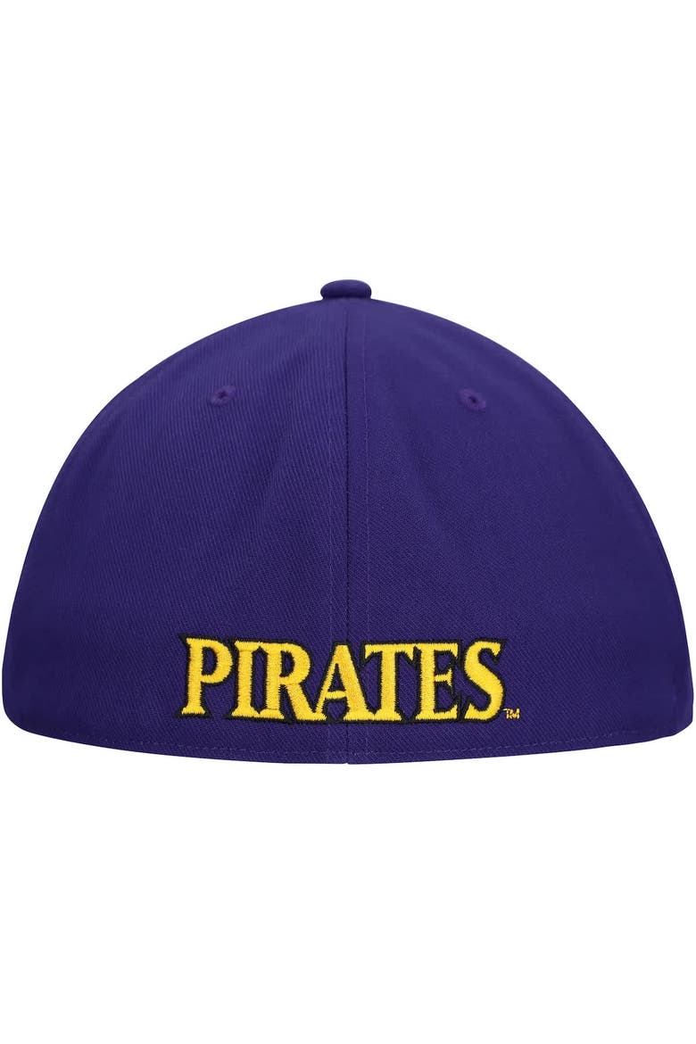 Men's adidas  White/Purple ECU Pirates On Field Fitted Hat, Alternate, color, White