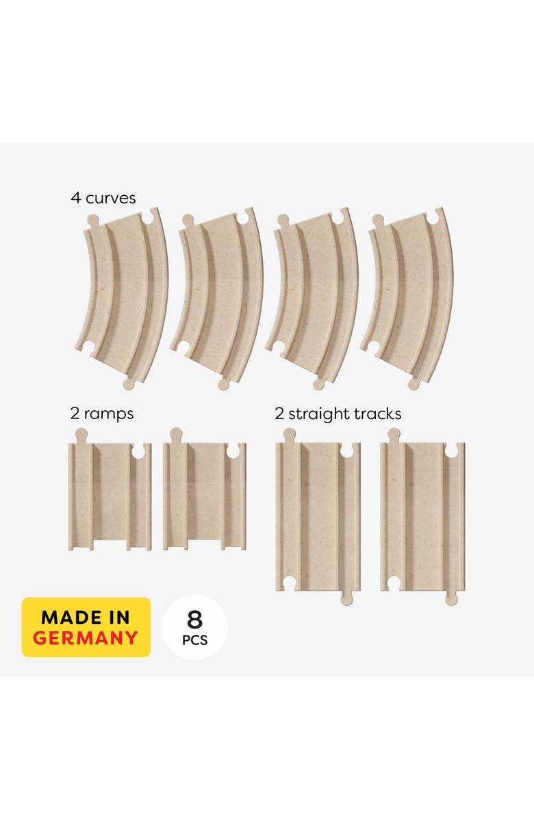 HABA Cars Expansion Race Track Set, Includes Extra Track & Ramps for More Racing Fun for Toddlers & Preschoolers, Alternate, color, Multi