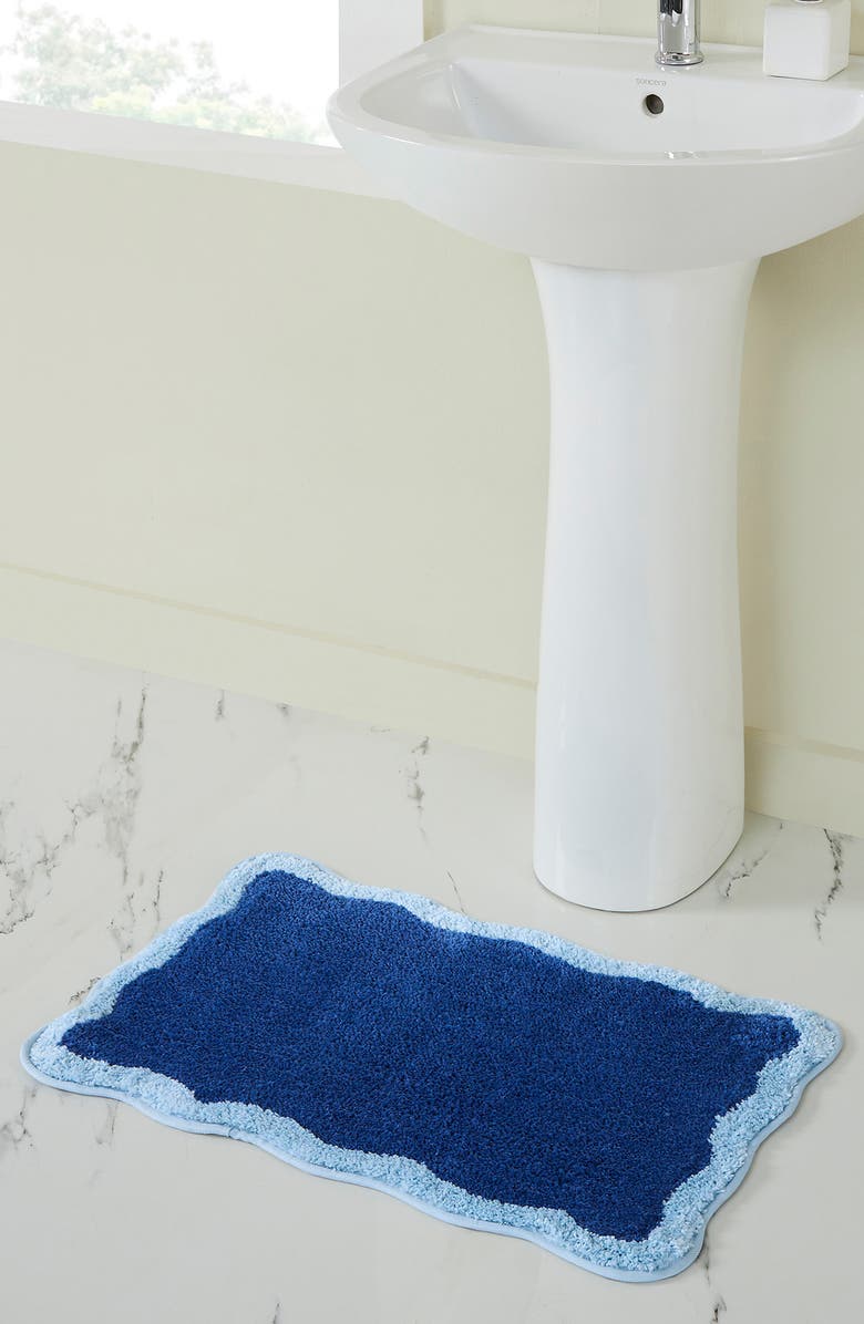 VCNY HOME Scalloped Edge Tufted Bath Mat, Alternate, color,