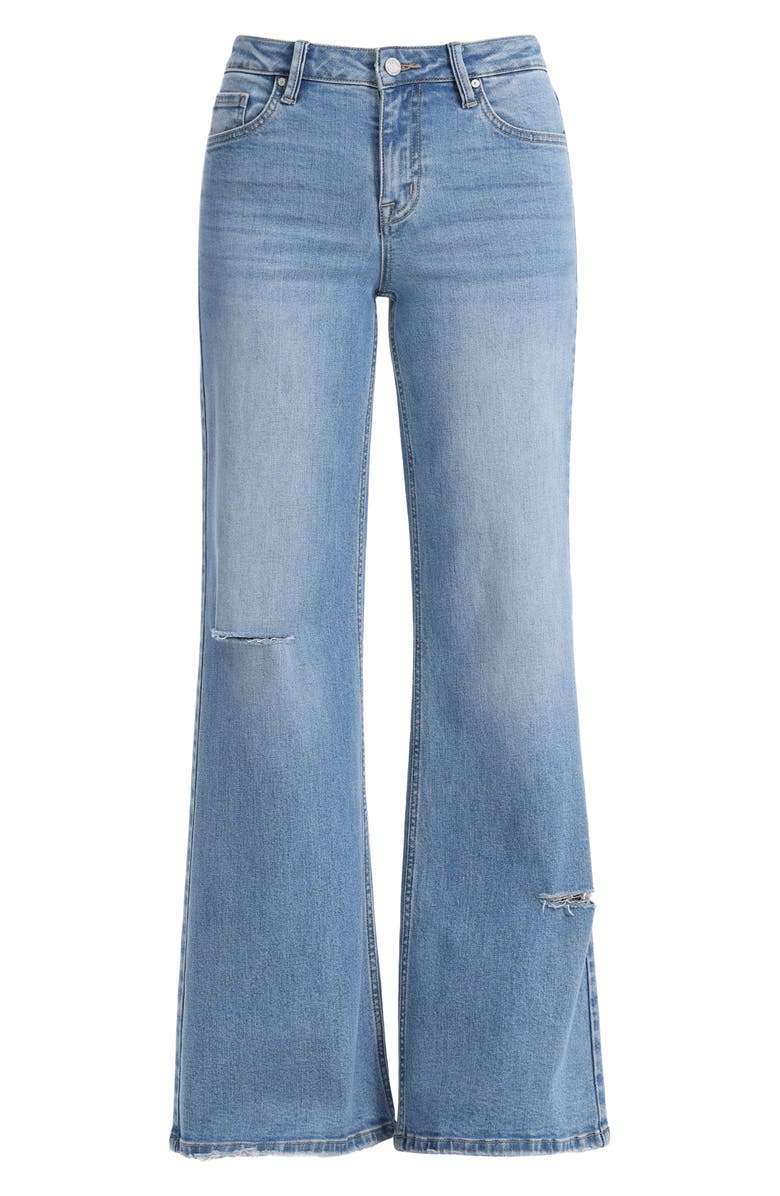Bayeas Mid Rise Wide Leg Jeans, Alternate, color, Light Blue