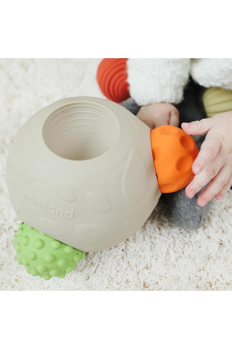 Eco Big Sensory Ball, Alternate, color, Beige Multi