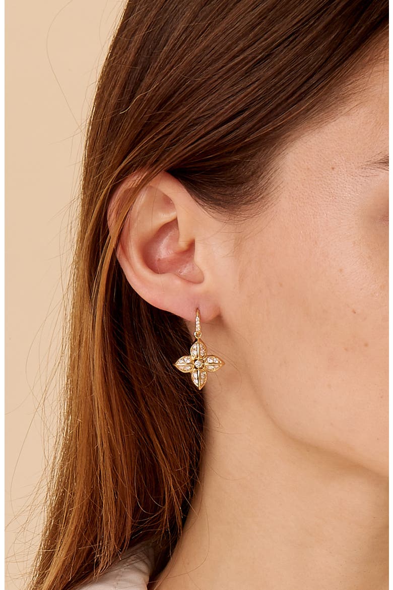 Bloom Pod Earrings, Alternate, color, Yellow Gold