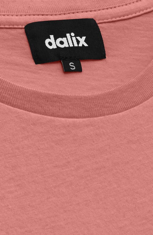 Dalix Womens Lil Strawberry Lightweight High Waisted Tee In Pink