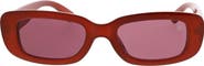 Roxy 53mm Slim Oval Sunglasses