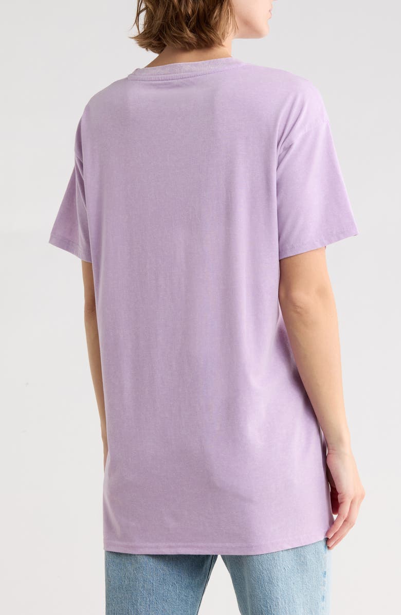 Philcos Vase with Pink Roses Cotton Graphic T-Shirt, Alternate, color, Lavender Mineral