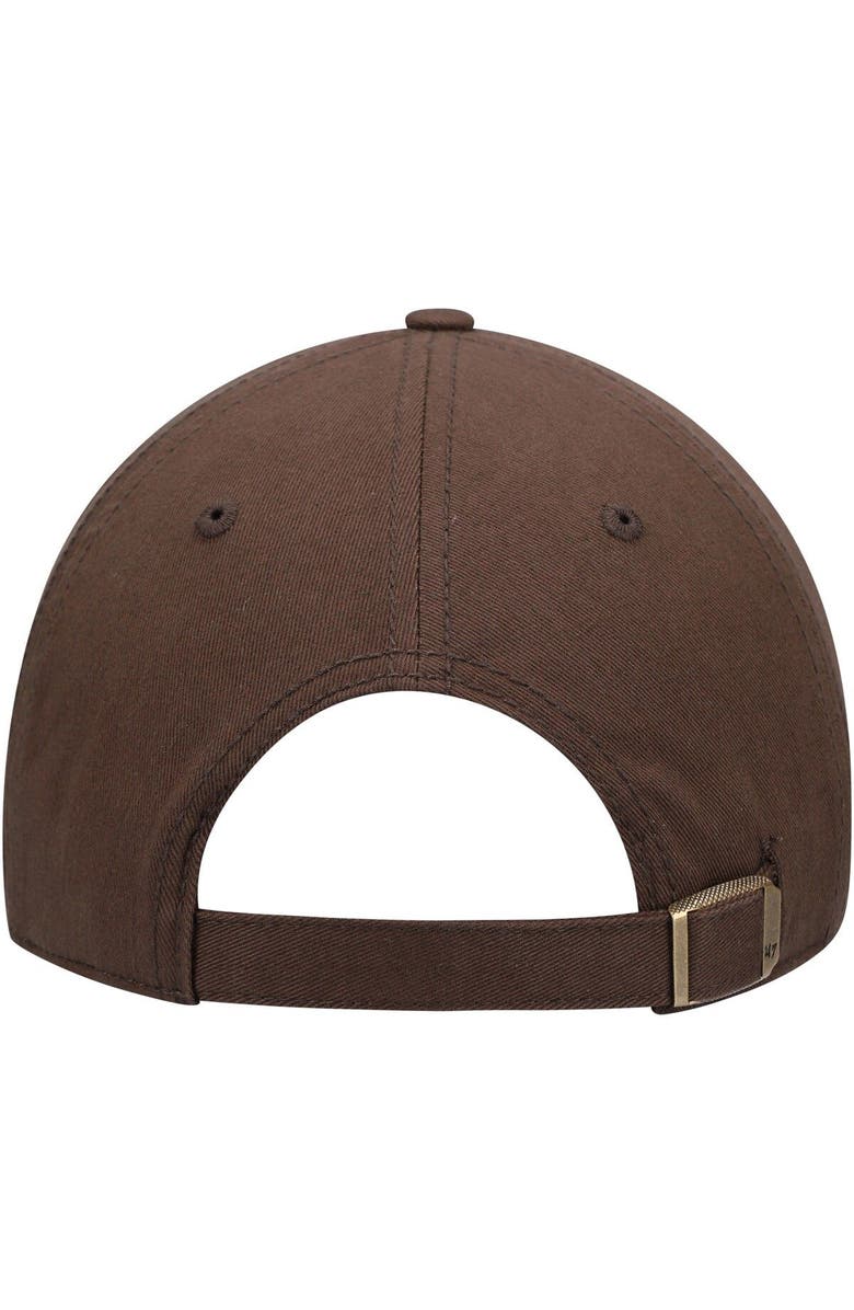 '47 Women's '47 Brown Cleveland Browns Miata Clean Up Primary Adjustable Hat, Alternate, color, Brown