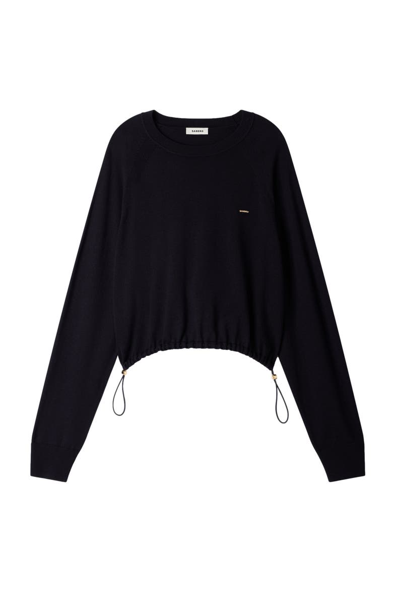 Wool polo shirt with logo, Alternate, color, Navy blue