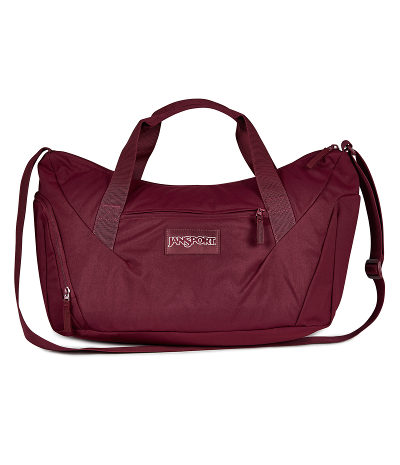 Jansport Recharge Gym Bag Medium, Main, color, Cherry Lacquer