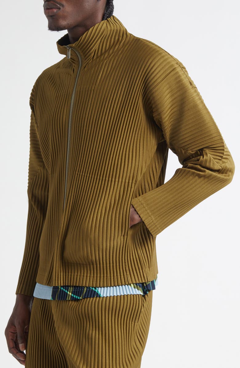 Homme Plissé Issey Miyake Monthly Colors Pleated Full Zip Jacket, Alternate, color,