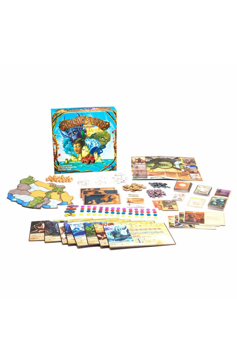 Greater Than Games Spirit Island Core Board Game, 1-4 Players, Alternate, color, Multicolored