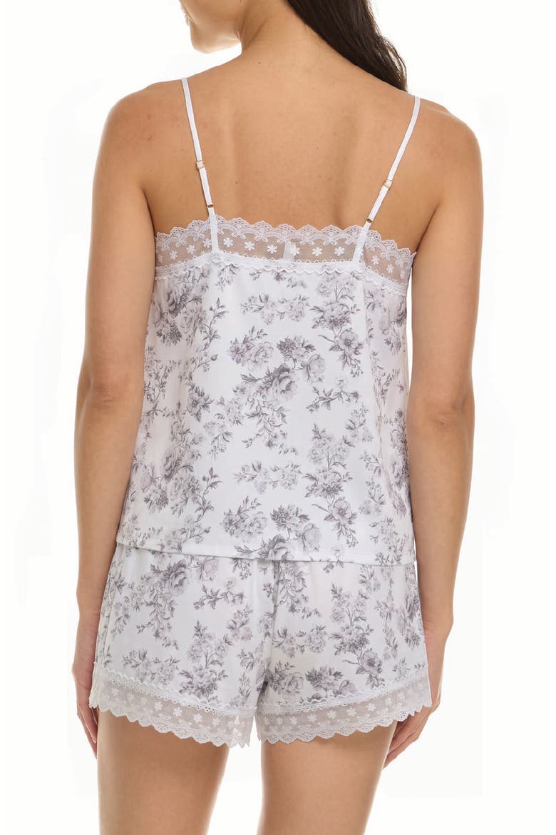 Maven Lace Trim Jersey Short Pajamas, Alternate, color, IVORY