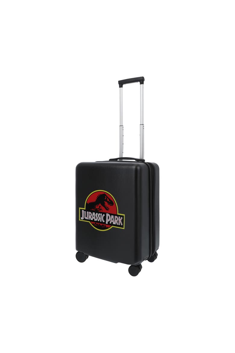 NBC STUDIOS JURASSIC PARK 22.5" CARRY-ON LUGGAGE, Main, color, BLACK