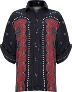 Agua Bendita Chrissy Bowly Cover-Up Shirt