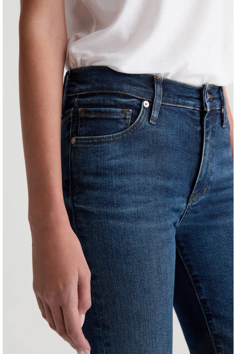 Mari Mid Rise Ankle Slim Straight Leg Jeans, Alternate, color, NIGHT CAP