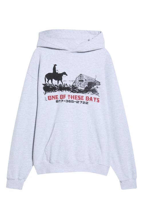 One Of These Days Trail Of Dust Graphic Hoodie In Heather Grey