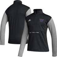 adidas Men's adidas Black Washington Huskies Sideline AEROREADY Half-Zip Top