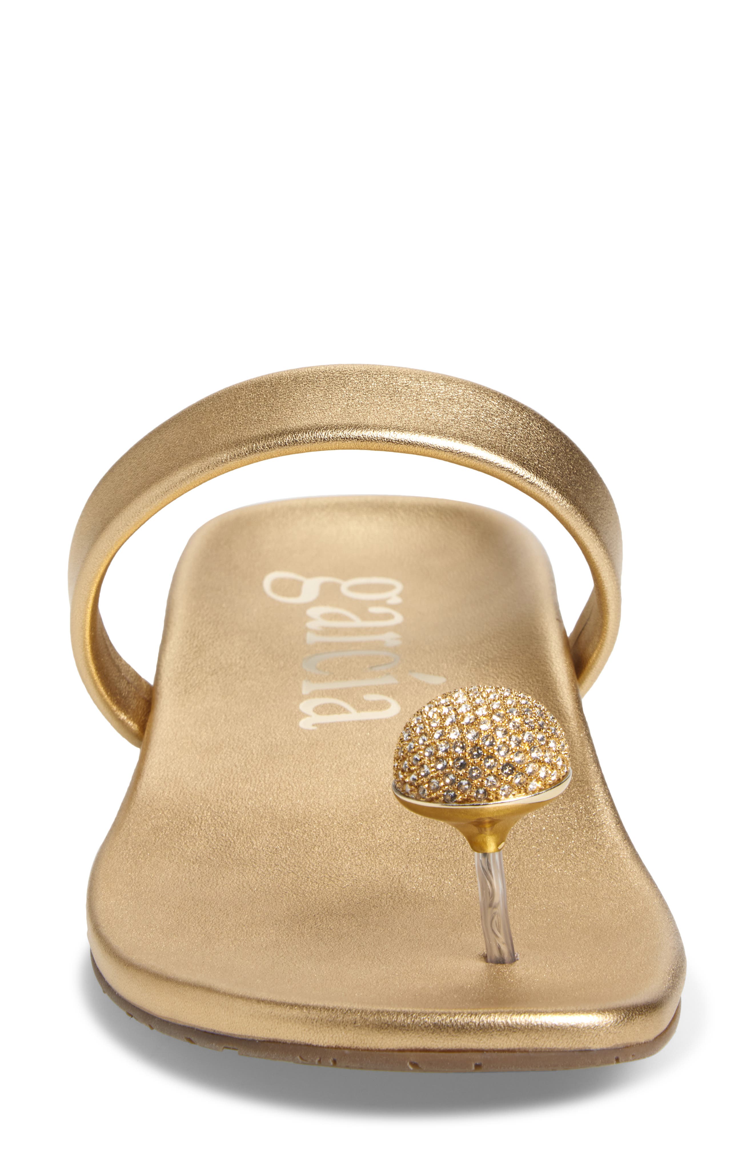 Pedro Garcia Bria Crystal Embellished Flip Flop, Alternate, color, 