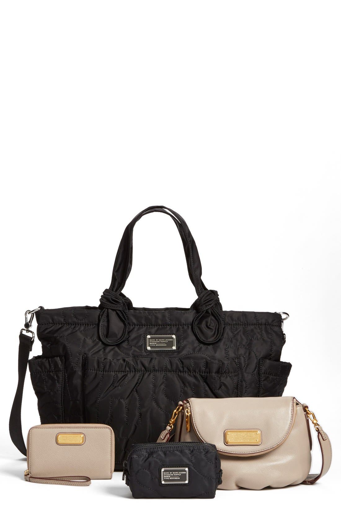 Marc Jacobs MARC BY MARC JACOBS 'Pretty Nylon Eliz-A-Baby' Diaper Bag, Alternate, color, 