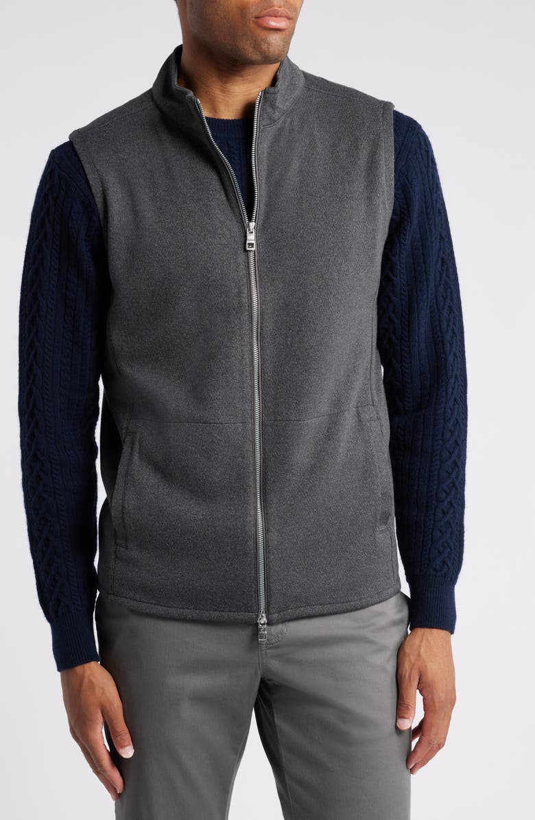 Peter Millar Crown Front Zip Vest, Alternate, color, 