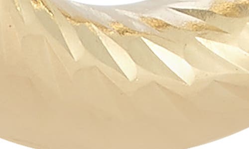 Ember Fine Jewelry Twist Hoop Earrings In Gold