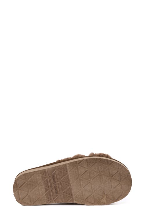 Minnetonka Teddy 3 Faux Fur Slipper In Animal Print