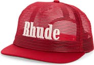 Rhude Logo Mesh Snapback Ball Cap