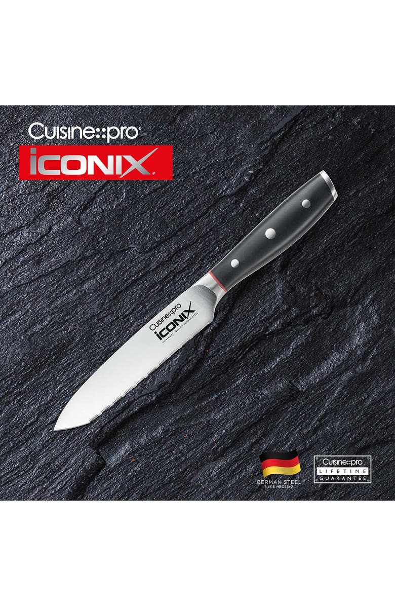 Cuisine::pro<sup>®</sup> iconiX<sup>®</sup> 5.5" Try Me All-Purpose Knife, Alternate, color, Black