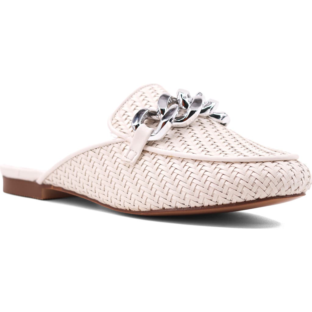 Shushop Alexis Chain Mule In White