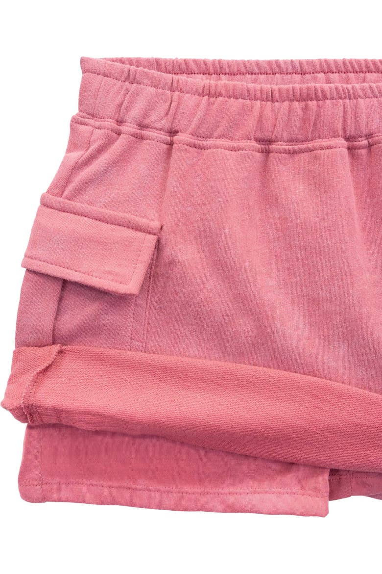 Justice League Supergirl Cropped 2-Piece T-Shirt and Wash Skort Set, Alternate, color, Supergirl Pink Wash
