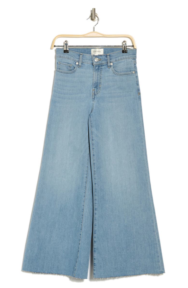 Palazzo Crop Cutoff Jeans