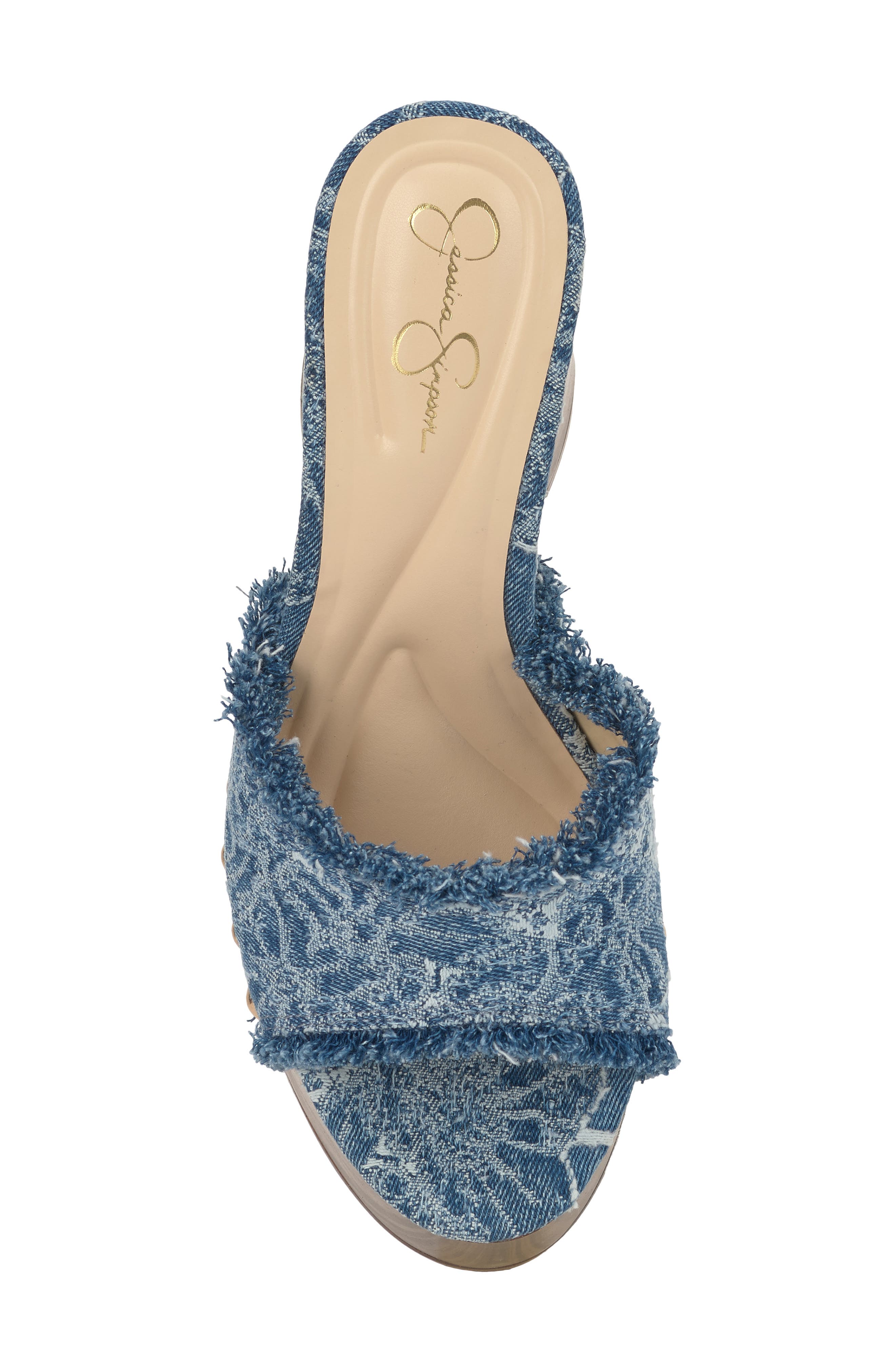 Jessica Simpson Cezia Platform Sandal, Alternate, color, Medium Blue