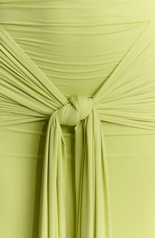 Naked Wardrobe Cowl Neck Maxi Dress In Green