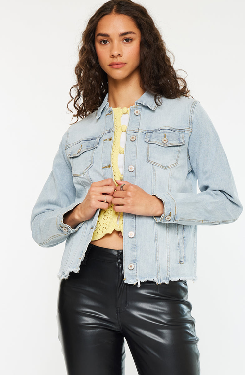 Kancan Wilson Denim Jacket In Blue
